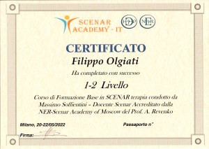 Scenar Terapia 1°-2° livello